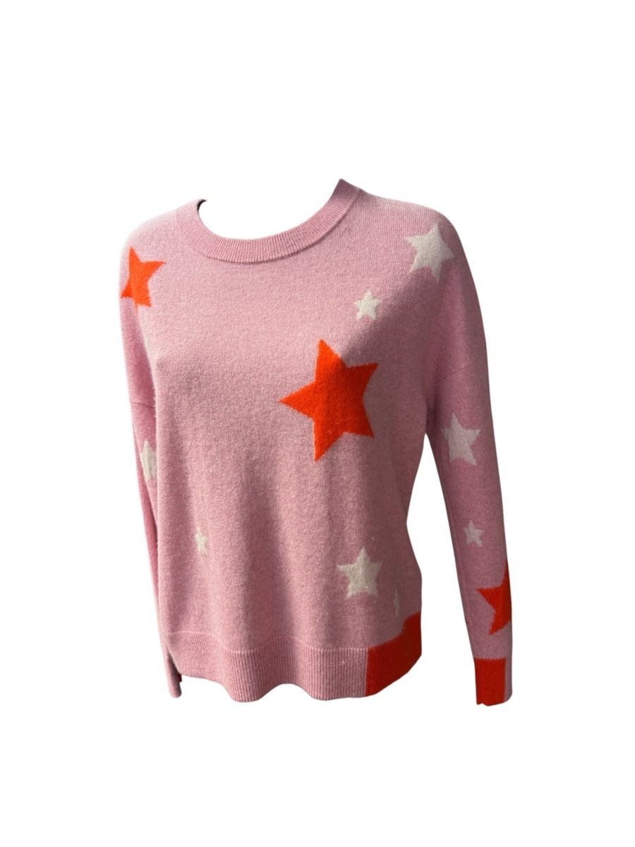 Maglioni & Felpe: Pullover White Stuff rosa Sterne Grösse 38 neuwertig – Usato da Zürich venduto da Finesse54 2