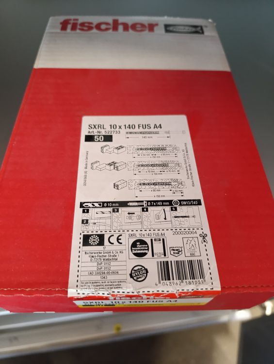 Fischer Langschaftdübel SXRL 14 x 100 FUS E kaufen bei OBI