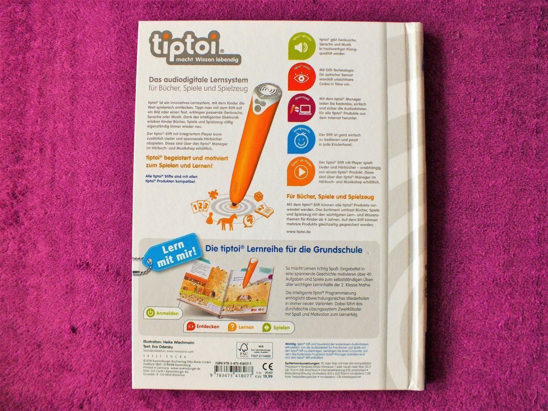 Libri: tiptoi Buch - Mathe 2. Klasse – Usato da Müllheim Dorf venduto da Seeeule01 9