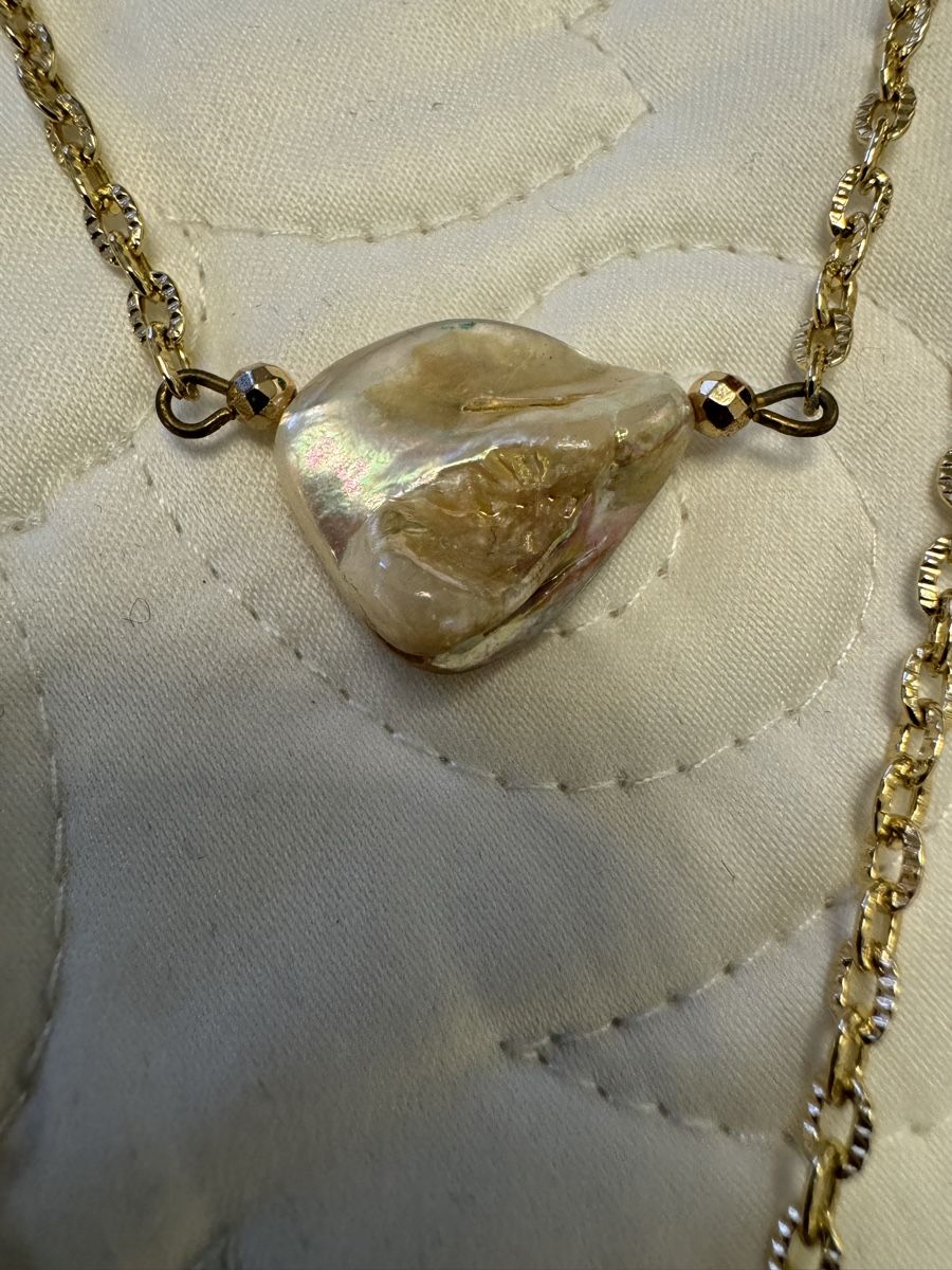 Catenine: SCHICKE KETTE MIT PERLMUT – Usato da Steinhausen venduto da Mimirose114 4