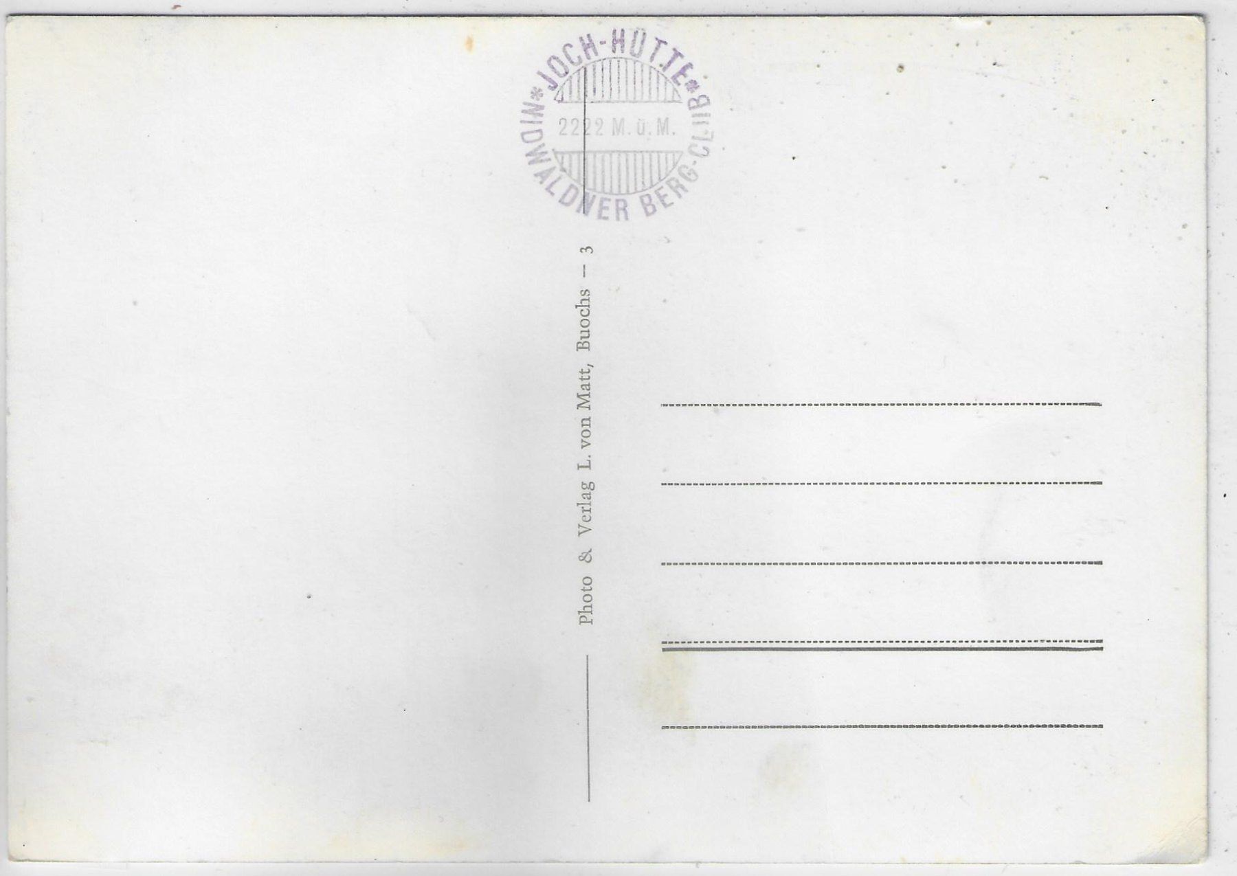 Cartes postales: Jochpass - Blick ins  Nidwaldnerland – D'occasion à Ettingen par Kartenplanet 1