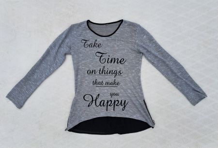 Leichter Pullover Damen HAPPY Gr. M