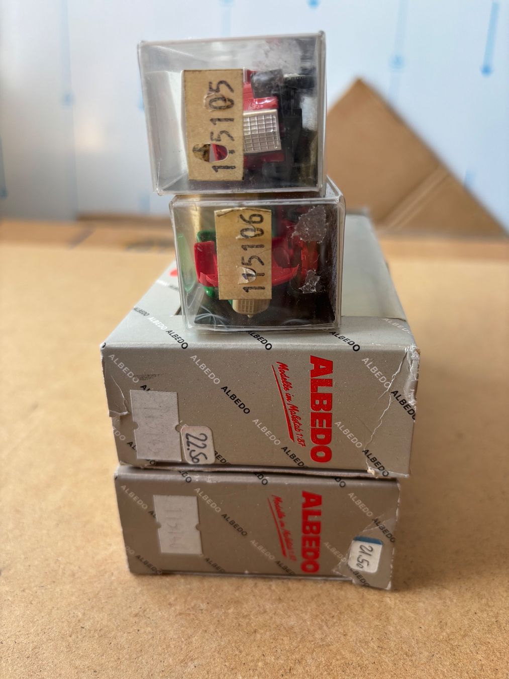 Albedo Modellini d'auto: 4x Albedo LKW – Nuovo e nell'imballaggio originale da Hauterive NE venduto da eriamch 1