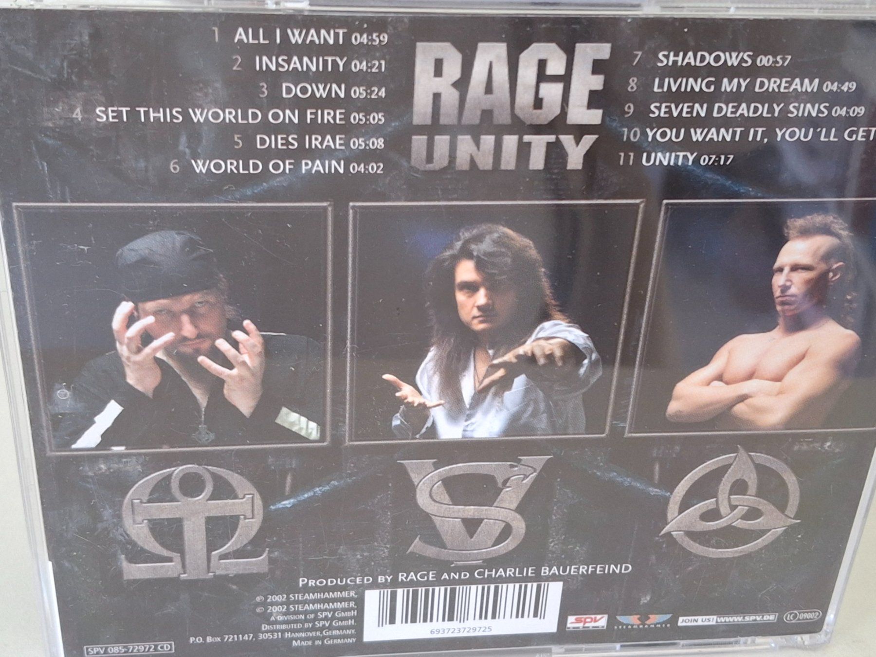 CDs: CD Rage - Unity – Gebraucht aus Aarberg von Jackup1 1