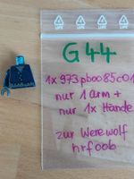 Legoteile:- dunkelblauer Torso mit 1 Arm zu hrf006   /G44