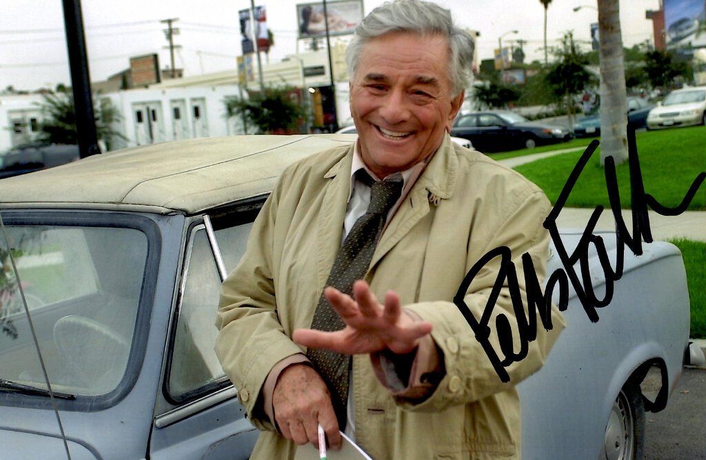 Autogramme: COLUMBO Peter FALK mit Cabrio / AUTOGRAMM – Gebraucht aus Egg b. Zürich von Dbunny