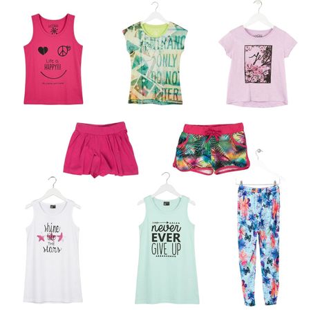 Lot 8 pièces été fille 10 ans LOSAN – neufs avec étiquettes