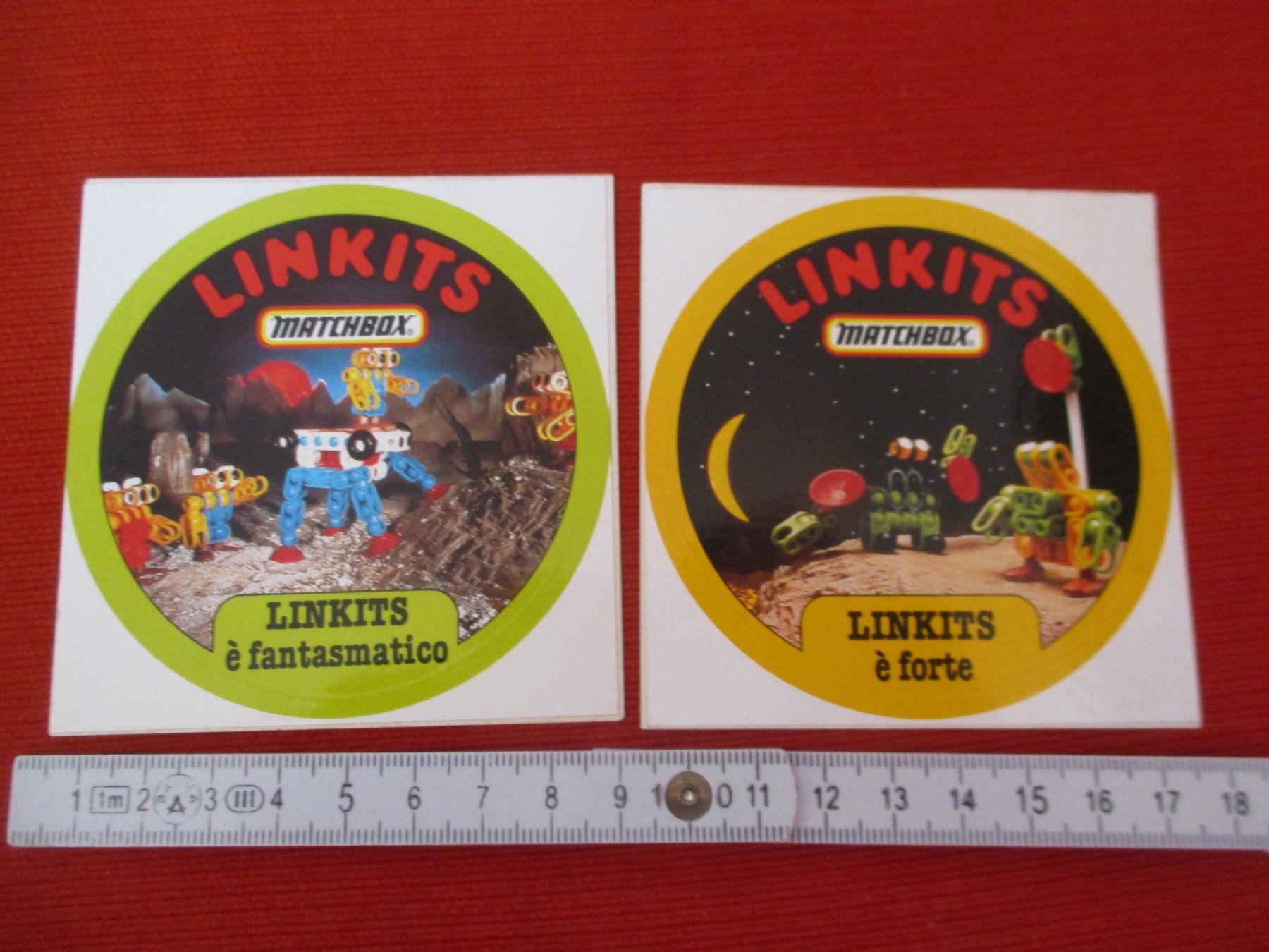 Aufkleber: Matchbox Linkits Abziehbild italienisch – Gebraucht aus Birsfelden von alles-muss-raus