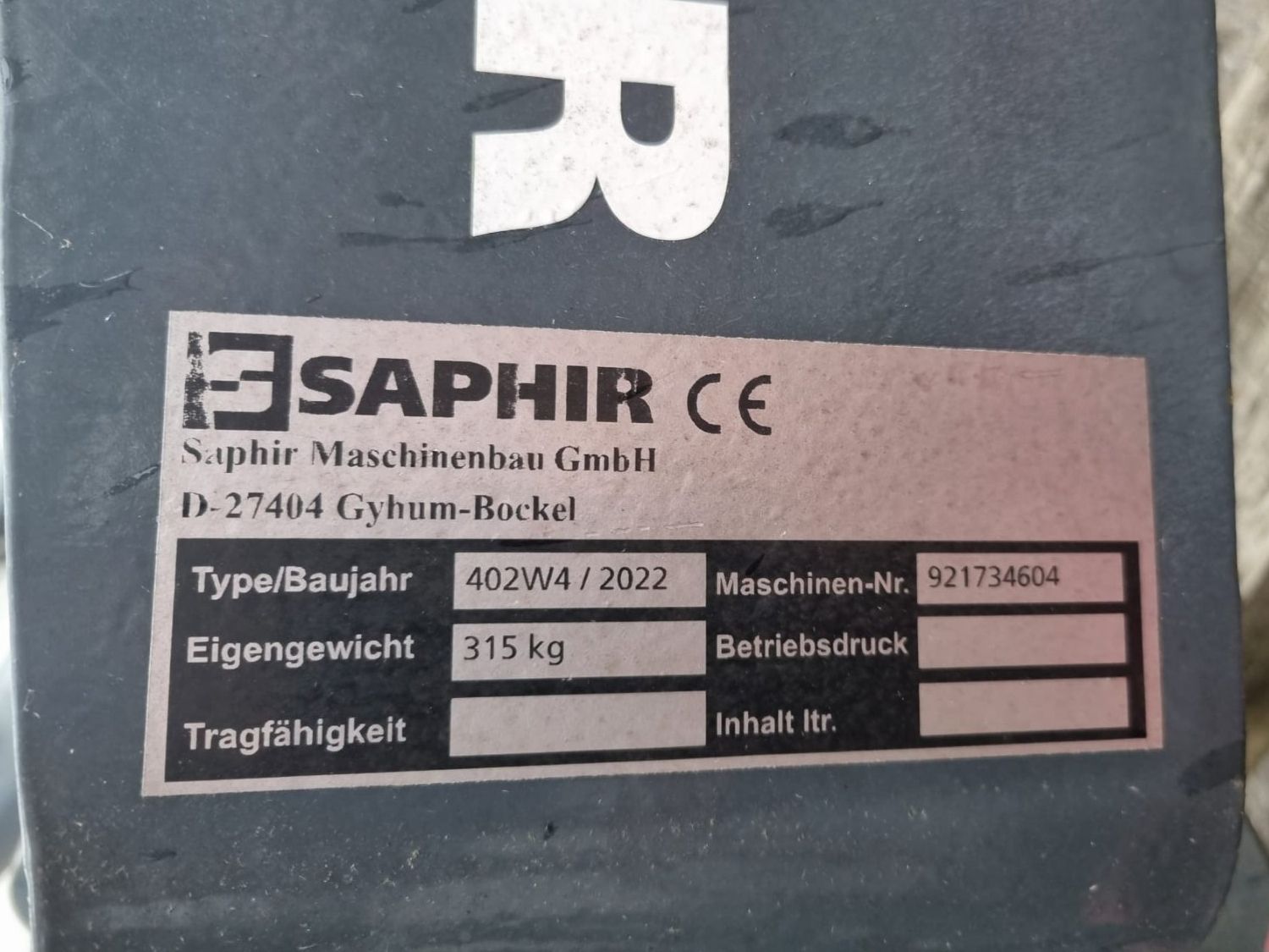 Tutte le macchine: SAPHIR Grünlandegge – Nuovo e nell'imballaggio originale da Balterswil venduto da AgrarLandtechnik 3