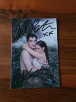Robert Pattinson und Kristen Stewart, handsigniert