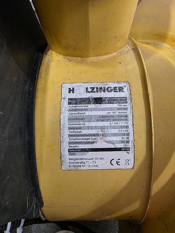 Tutte le macchine: Schneefräse Holzinger – Usato da Lanzenhäusern venduto da Abshot 1