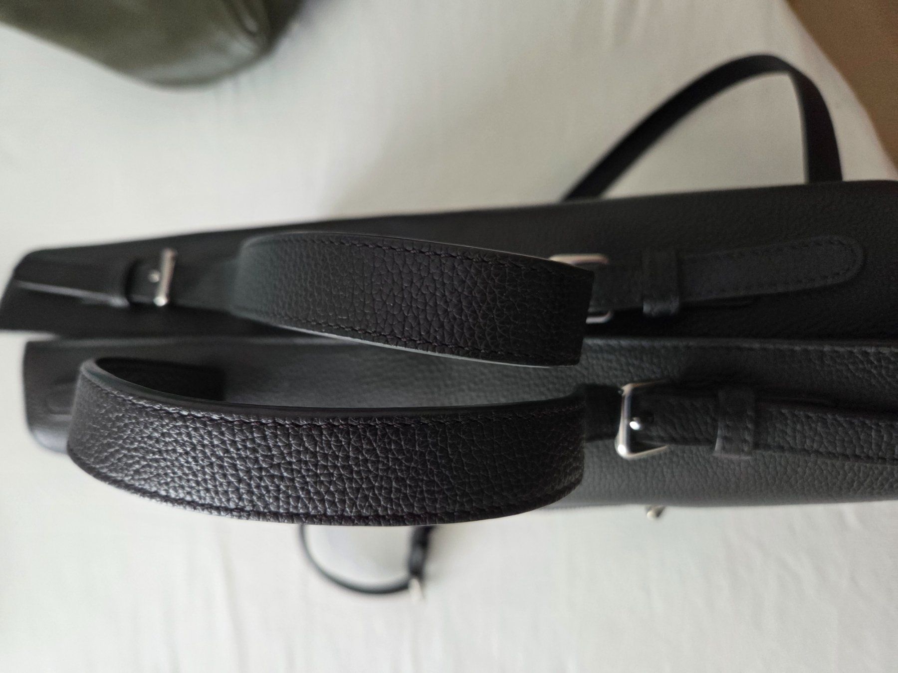 Navyboot Borse da donna: Schwarze Lederhandtasche von Navyboot – Usato da Chur venduto da Babell 3