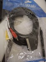 Neues Adapter SCART auf Cinch Kabel - 2m Länge!