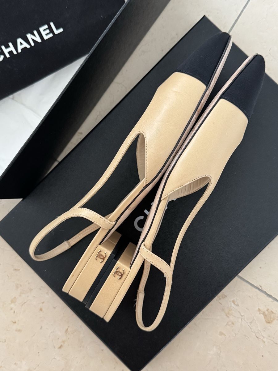 Chanel Chaussures femmes: Chanel Slingback Classic beige Gr 40.5 Full Set – D'occasion à Wädenswil par Isa_belle28 2