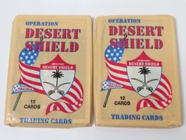 1991 Trading Cards 2 Booster Operation Desert Shield Krieg