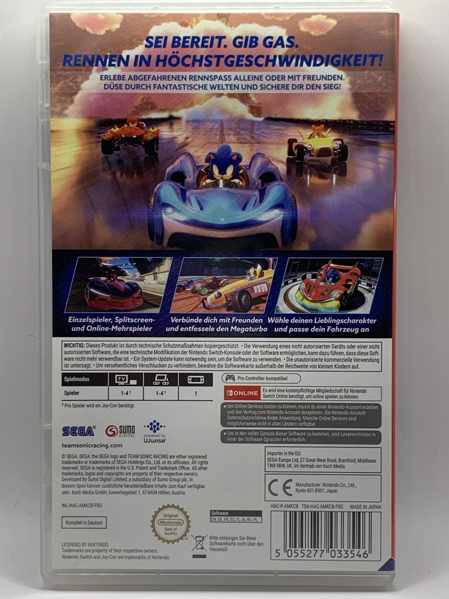 Nintendo Spiele: Team Sonic Racing - Nintendo Switch – Neu (gemäss Beschreibung) aus Ostermundigen von RG-Collector 1