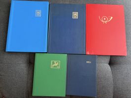 Leere Briefmarken Alben