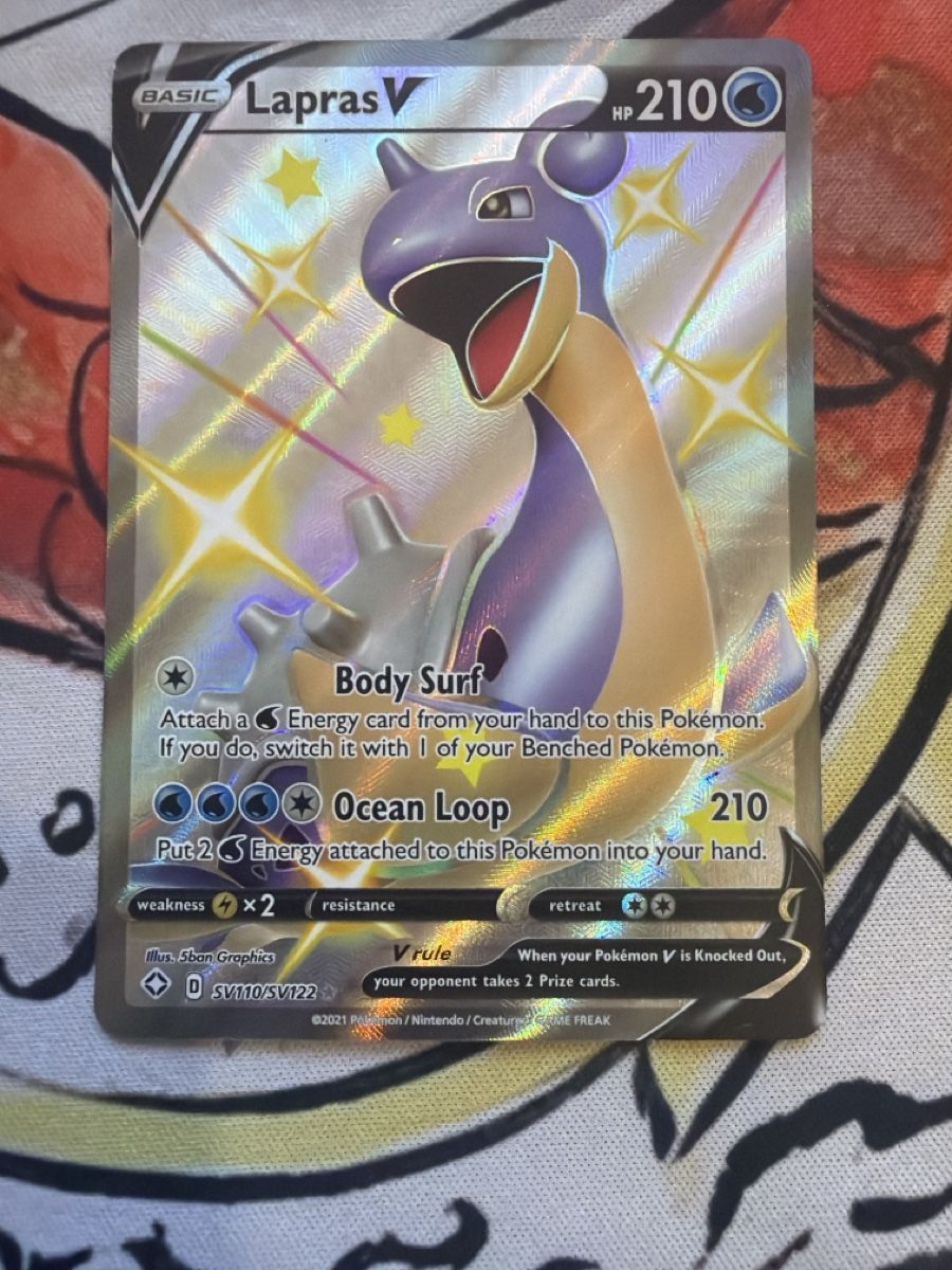 Cartoline: Pokémon EN Lapras V SV110 – Nuovo (secondo la descrizione) da Onex venduto da Shop2Rayan