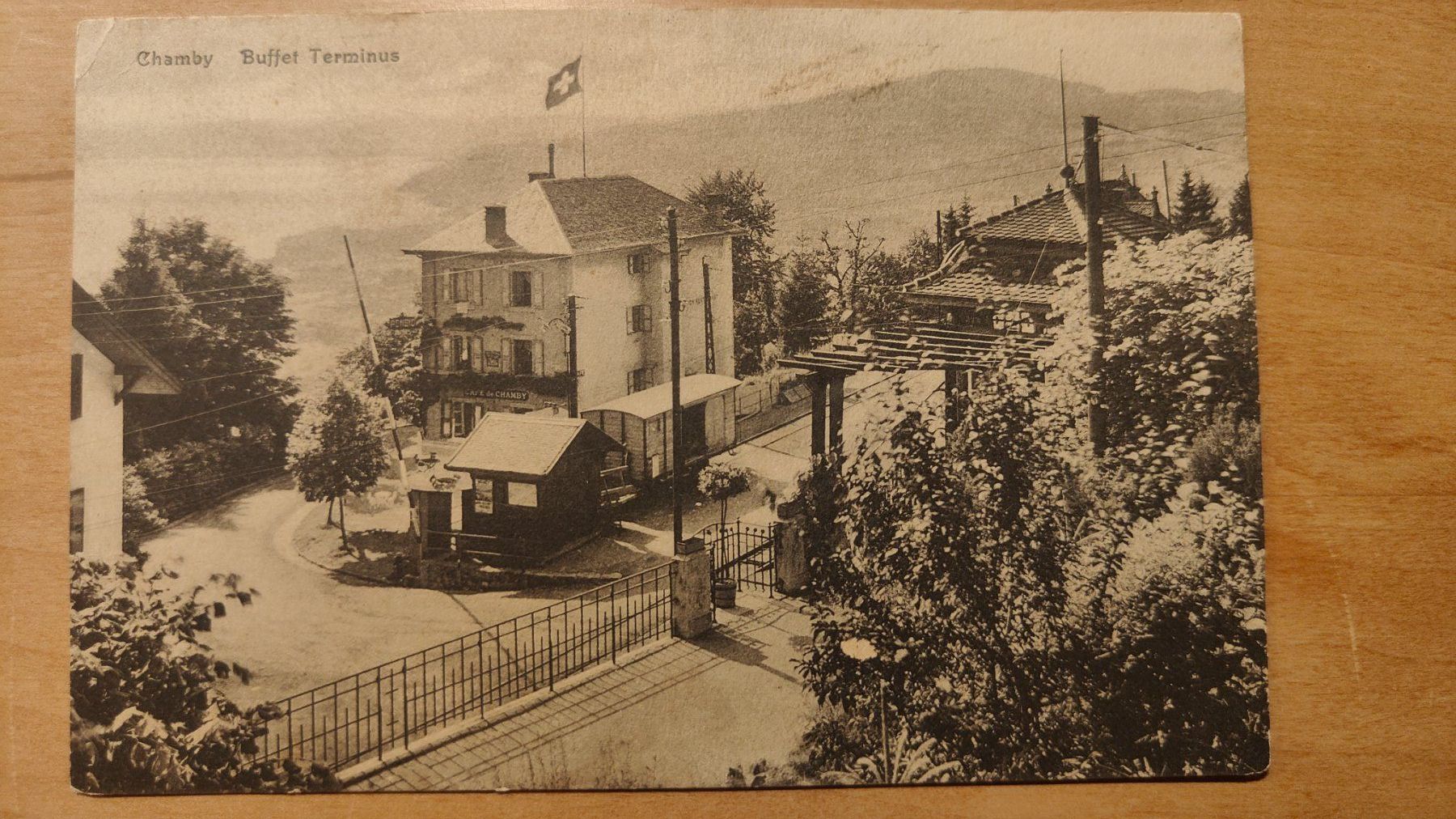 Ansichtskarten: Chamby Buffe Terminus um 1920 – Gebraucht aus St. Erhard von Chaeferli6