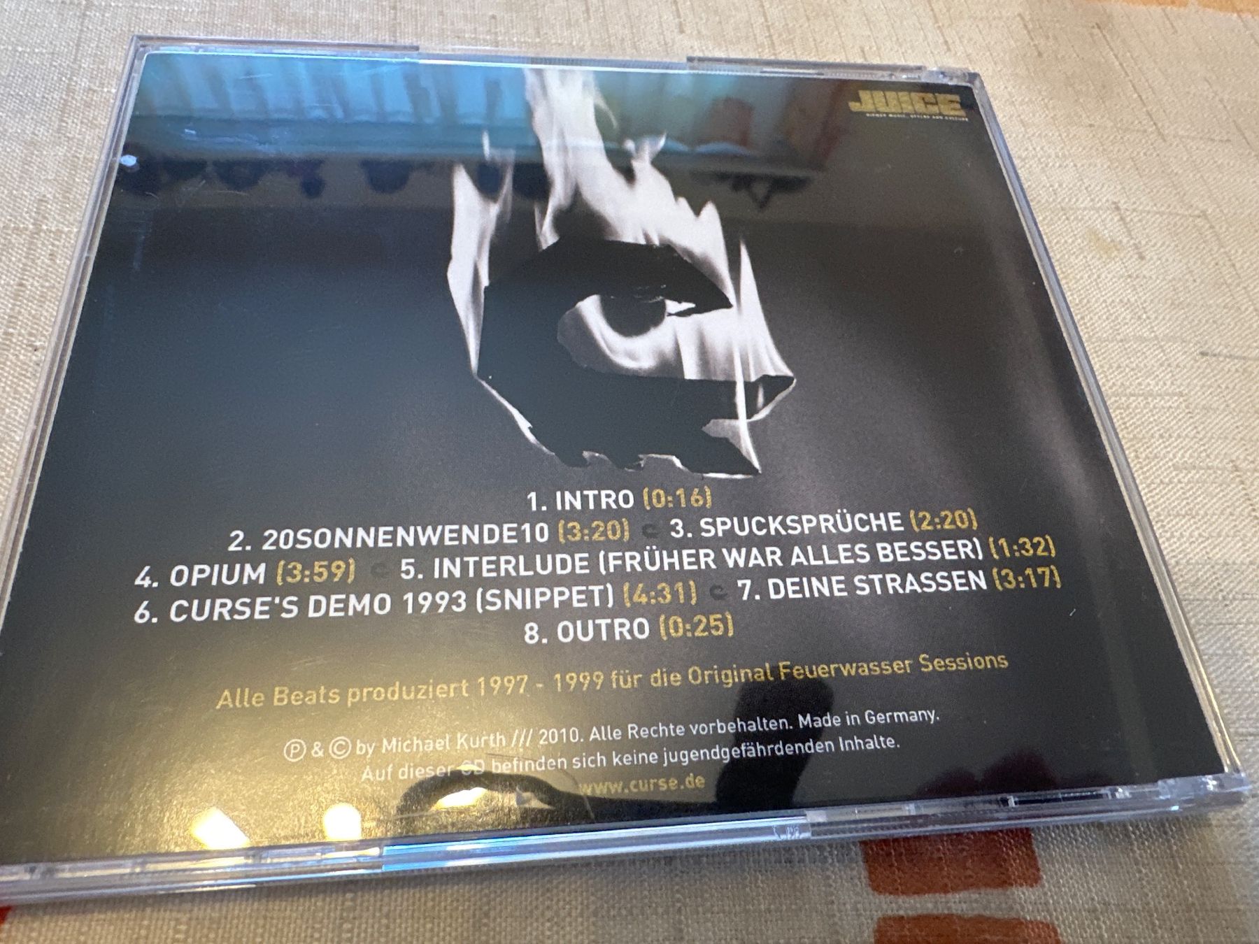 CDs: Curse - 20Feuerwasser10 - Juice Exclusive – Gebraucht aus Schaffhausen von D-MAC 1