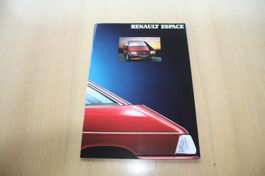 Renault Espace Hochglanz Prospekt mit Quadra 6/1990 FR