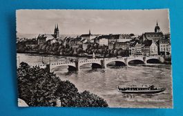 Ansichtskarte Rheinbrücke Basel