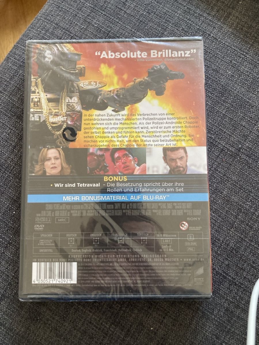 Tutti i DVDs: Film Chappie – Nuovo e nell'imballaggio originale da Zürich venduto da LaraS30 1