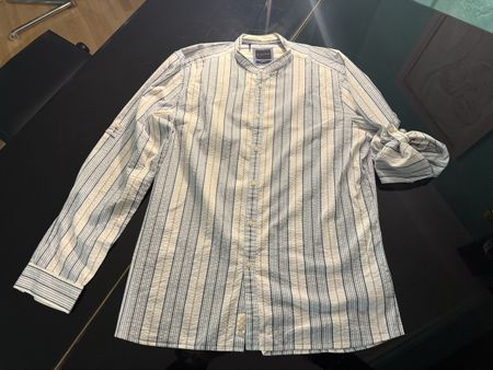 Superbe chemise d’été SISLEY XXL en Seerbrucker 