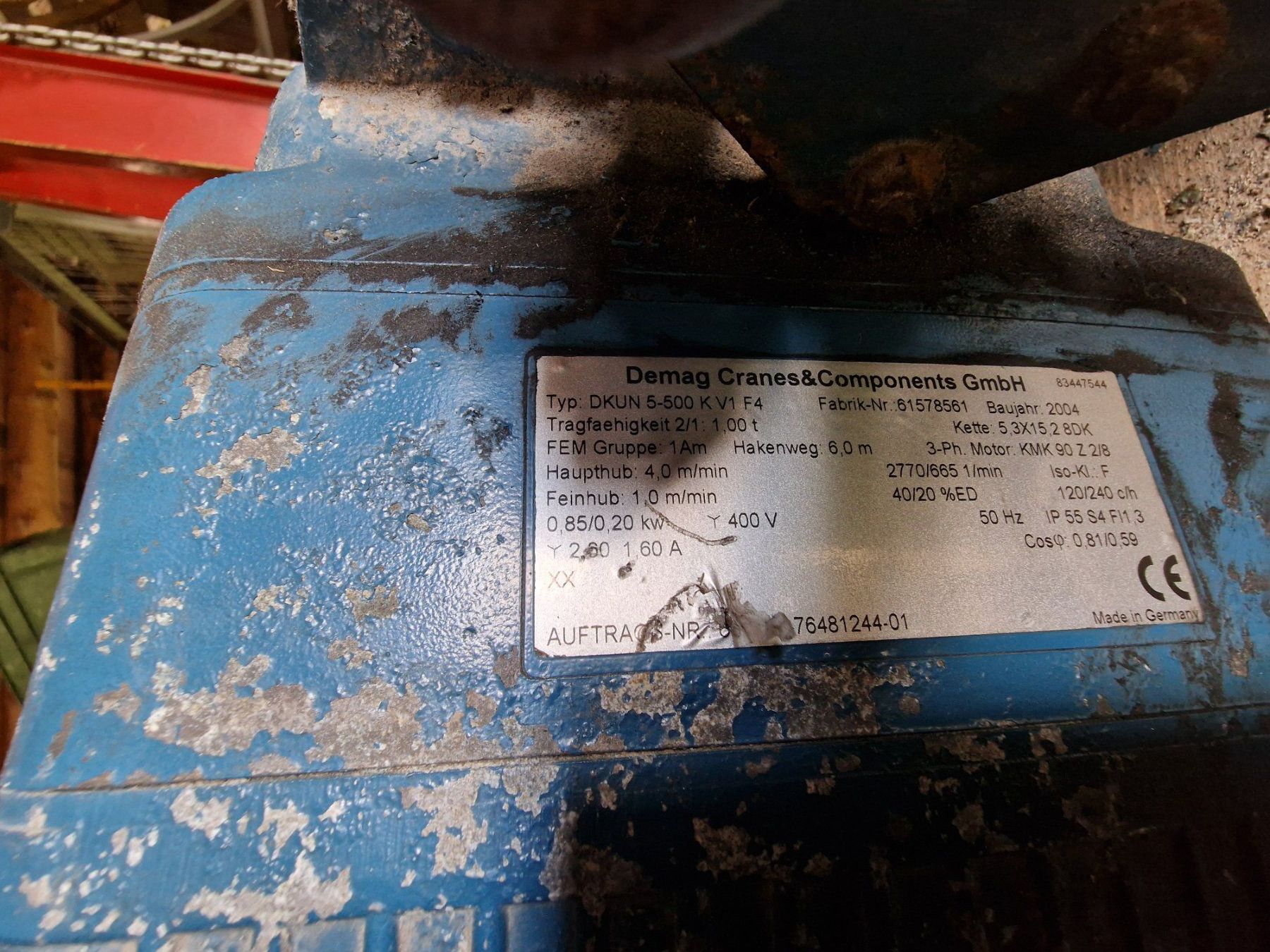 Demag Paranco multiuso: 3Stk.Demag Kettenzug 1t – Difettoso da Wolfenschiessen venduto da tiunin 3