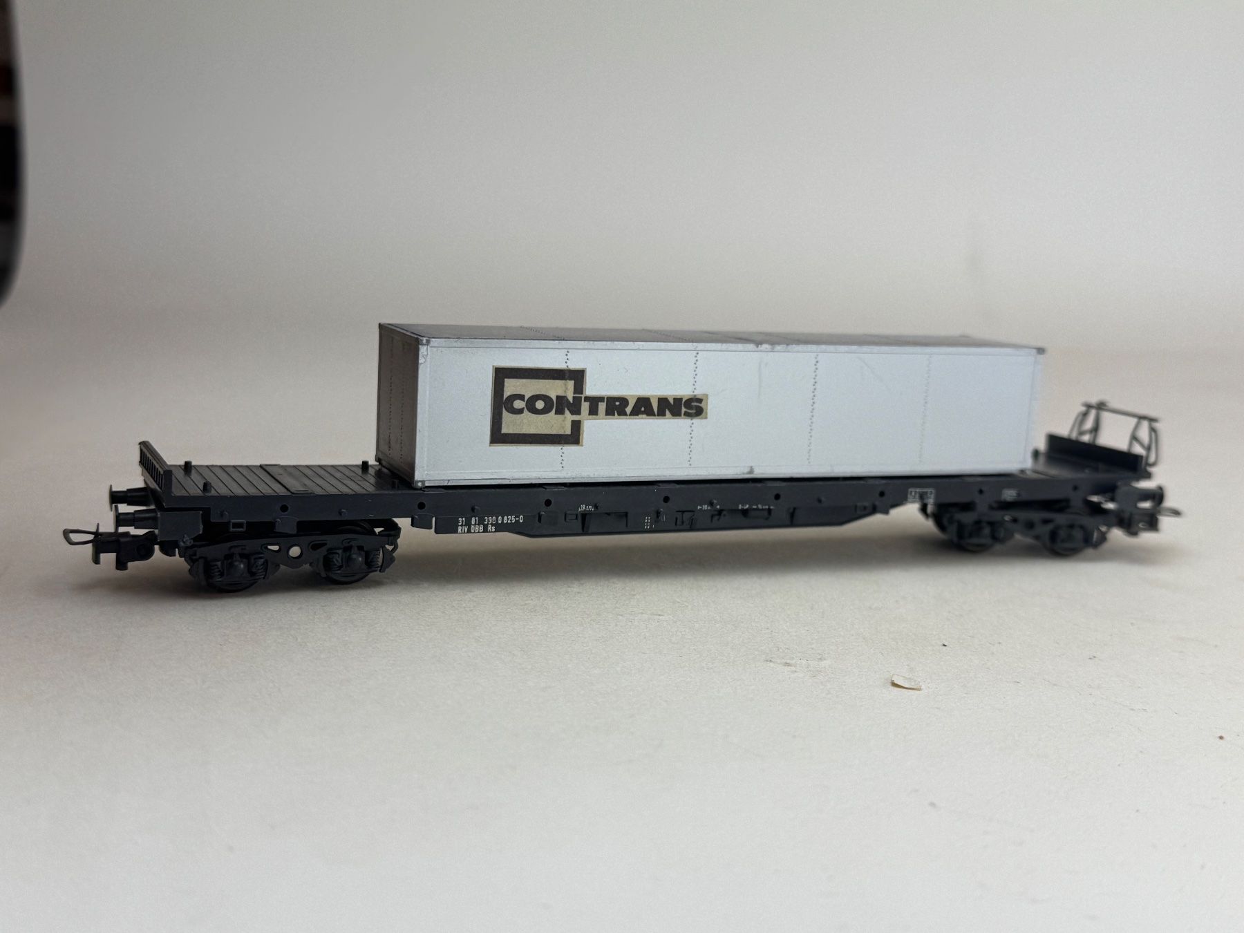 Liliput Trains électriques: EB- Liliput Containerwagon Contrans Container 40 Ft. – D'occasion à Elm par Wikmtz 1