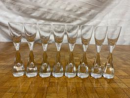 Holmegaard Princess Gläser Set 25x danish Design Trinkglas