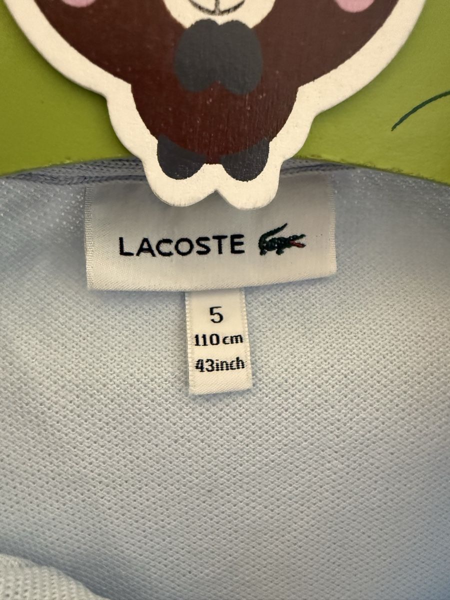Lacoste Chemises, T-shirts & Polos: Polo Lacoste Kinder Grösse 5 Hellblau – D'occasion à Ebikon par InesUndElf 1