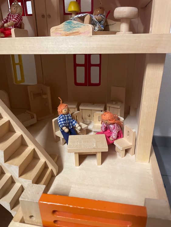 Puppenhaus aus Holz Kaufen auf Ricardo
