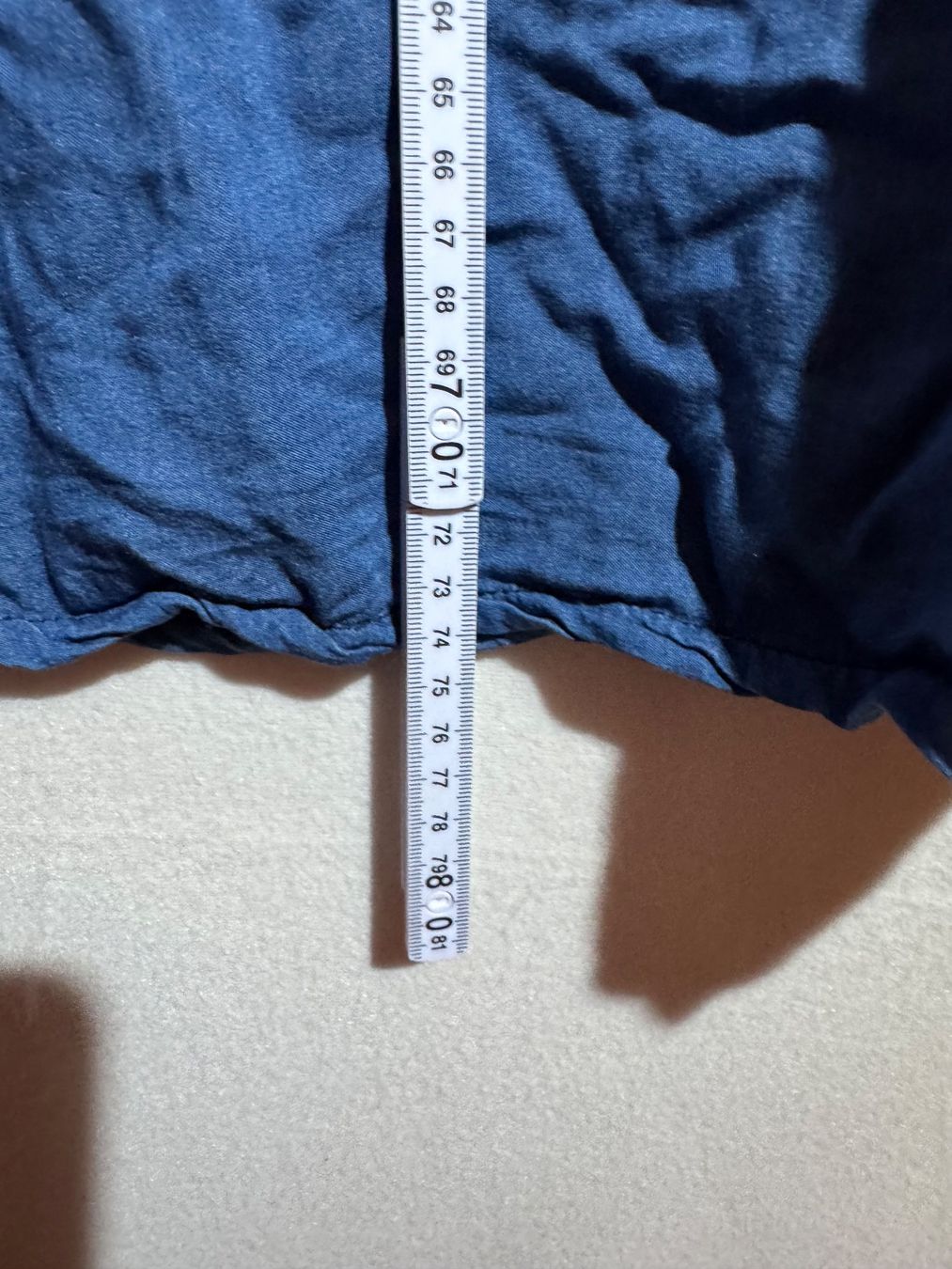 Camicette: Blaue Bluse von JMP Gr. 44 100% Viskose – Usato da Grosswangen venduto da SALE_SALE_SALE 7