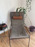 Sessel La Redoute / Khaki Grün / Metall schwarz