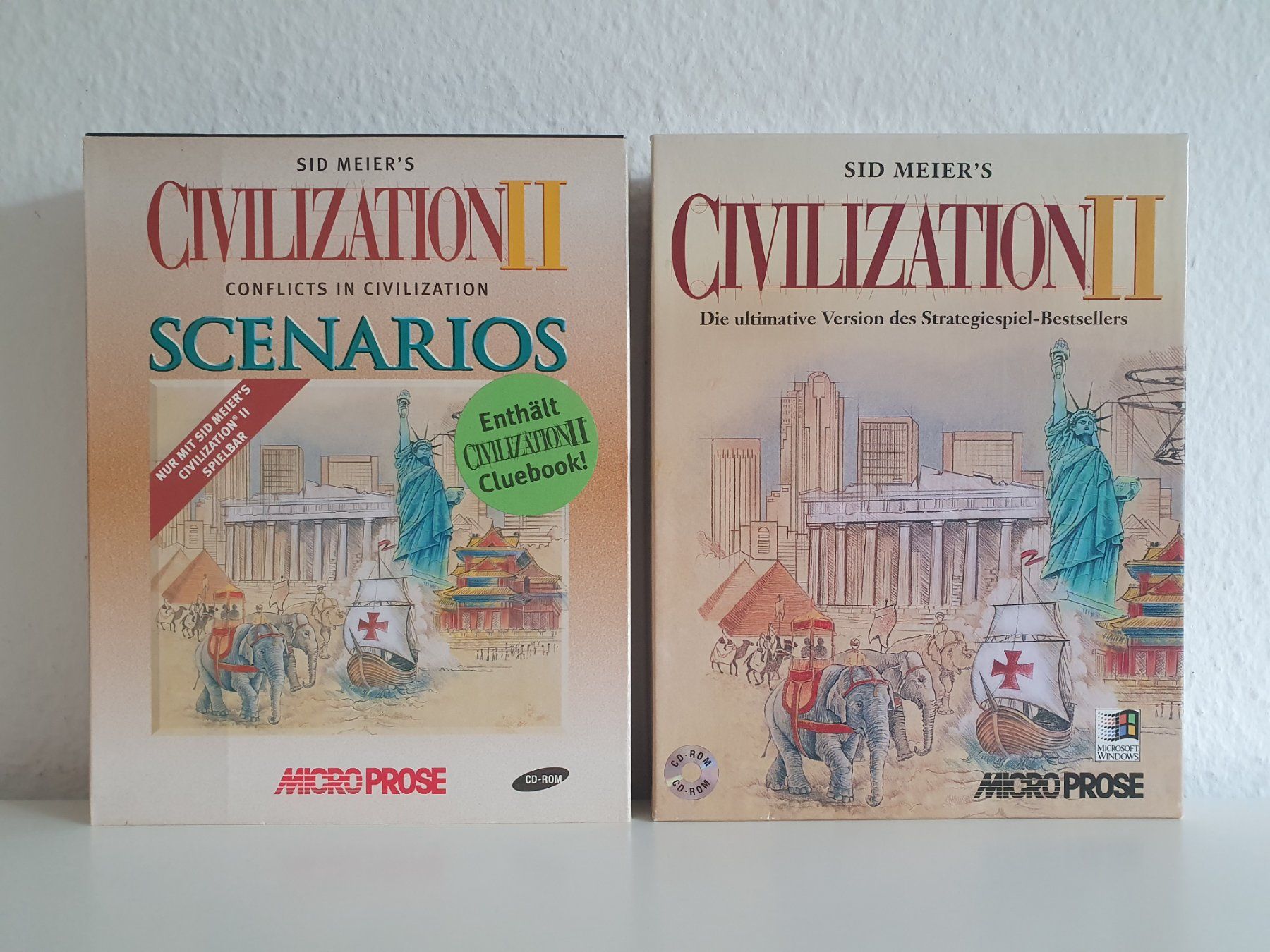 Spiele: PC Game Civilization II + Add-On 1994+ Big Box Bundle +Guide – Gebraucht aus Greifensee von perfectioN88 1