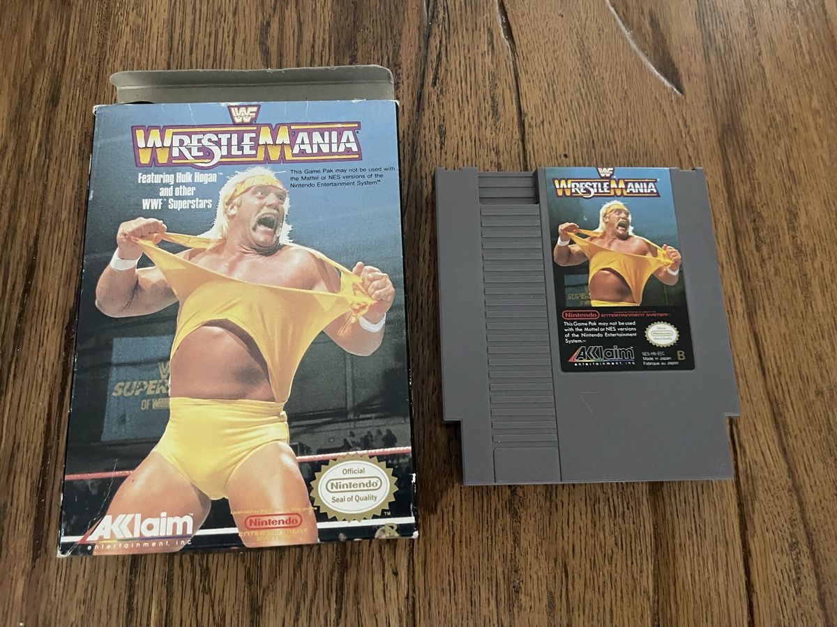 Nintendo Spiele: Nintendo NES - WWF Wrestlemania Game mit OVP – Gebraucht aus Zürich von Spencer2020