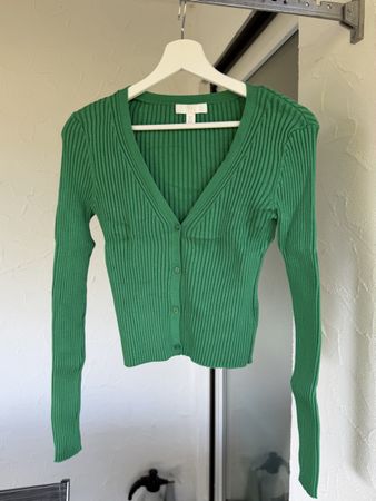 Cardigan grün