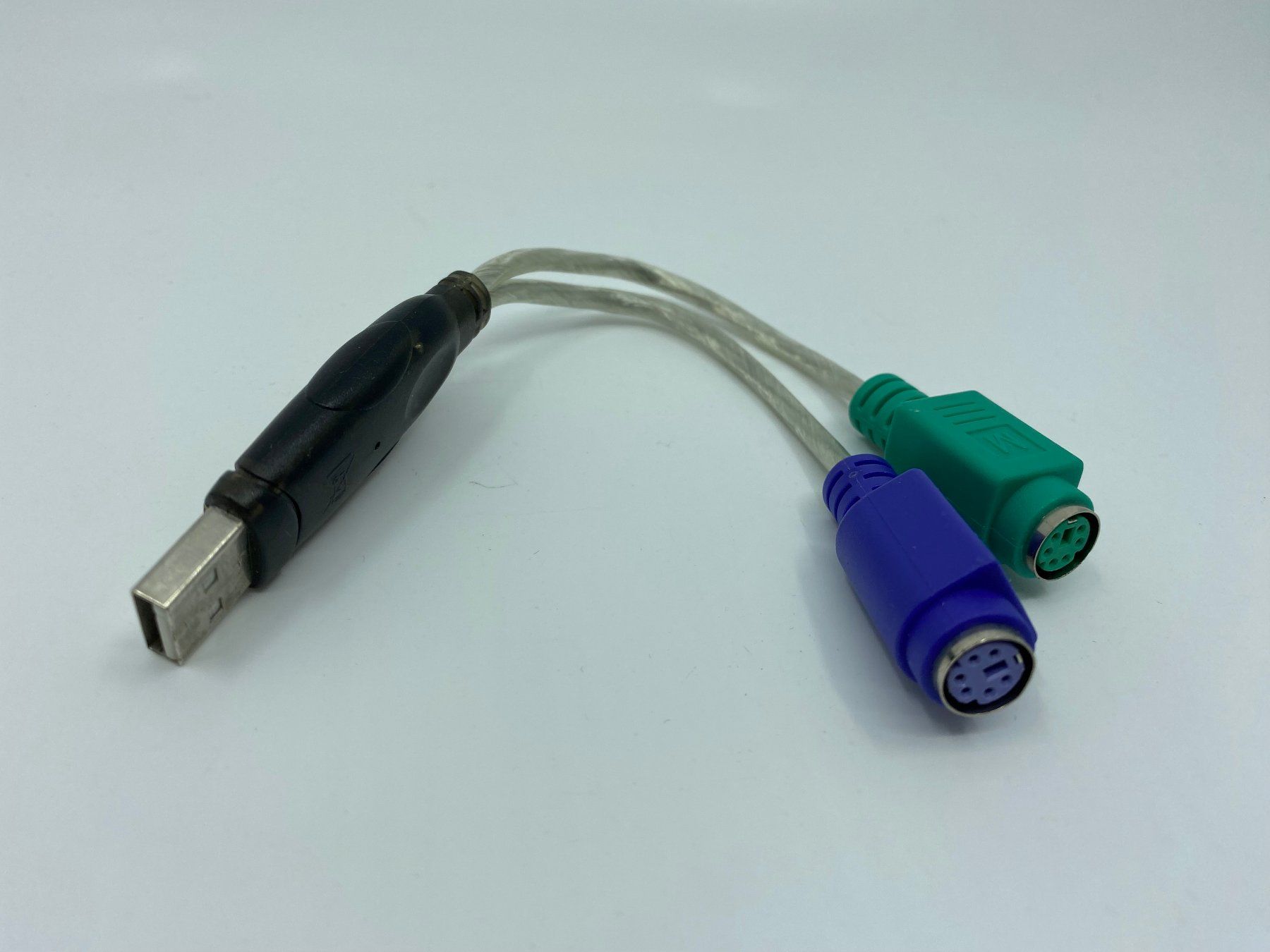 Unità & Adattatore: USB auf PS/2 Adapterkabel - ca. 19cm Gesamtlänge – Usato da Langwiesen venduto da Restposten-24