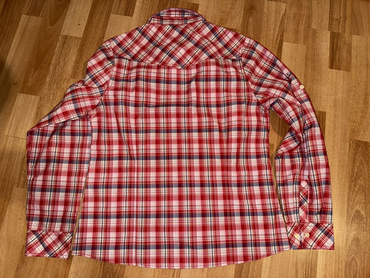 Schoeffel Camicette: Schöffel Bluse kariert Einfache Brustbreite 49cm – Usato da St. Gallen venduto da mai_zpt7 3