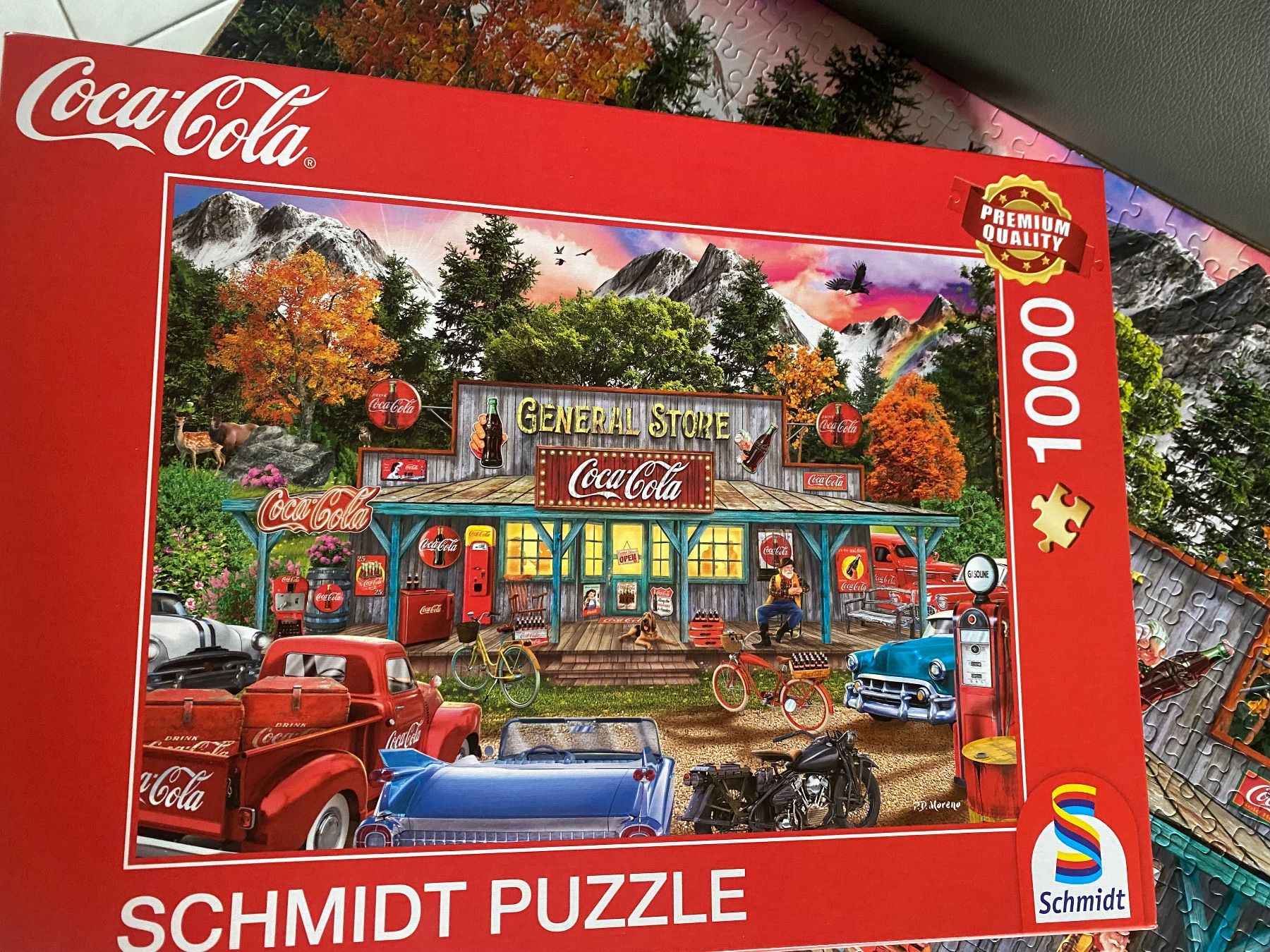 Puzzles: 1000er Schmidt Puzzle Coca Cola – Gebraucht aus Hunzenschwil von