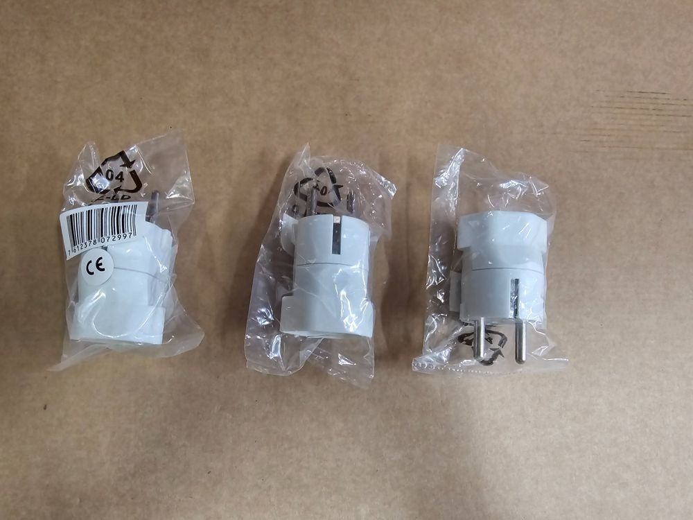 Spine: 3x neue CH-D Stromstecker in weiss ab 1.- – Nuovo e nell'imballaggio originale da KRINAU venduto da Mio_Liqstyle 2