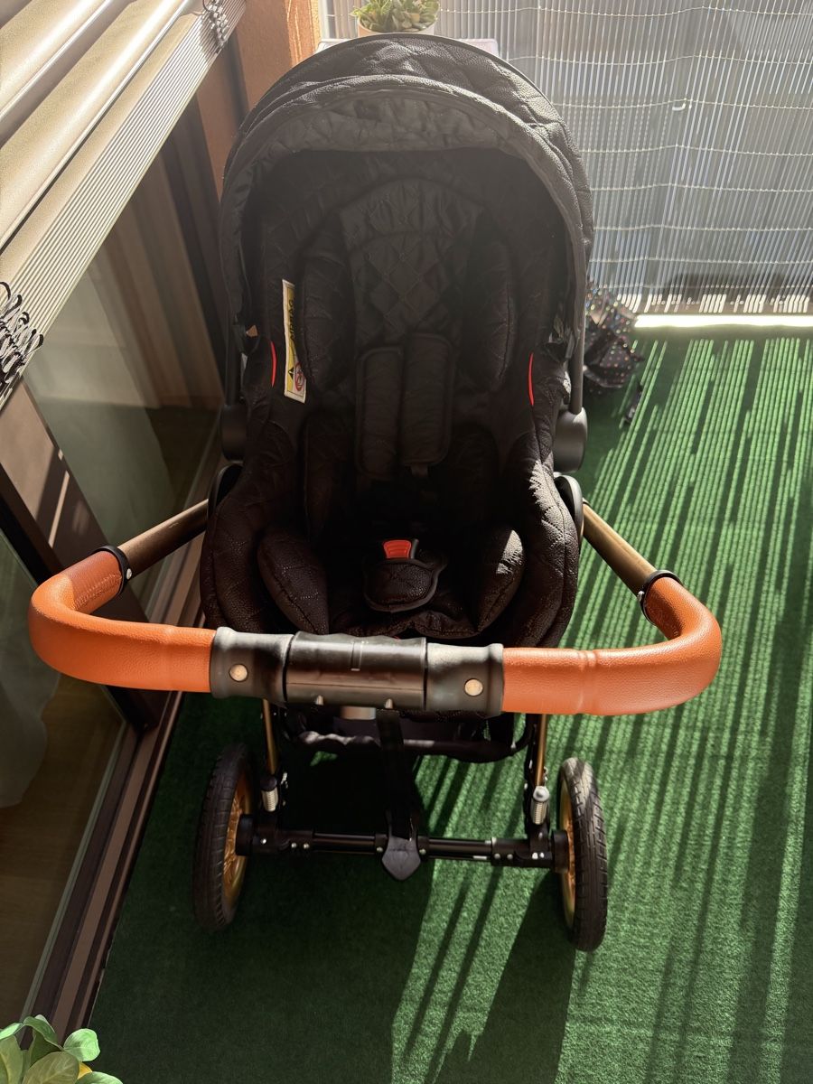 Poussette: Poussette bébé noire or 2 option neuf – Neuf (Voir description) à Yverdon-les-Bains par hal_jq27 6
