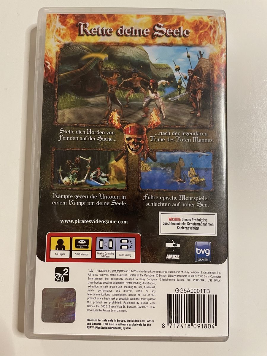 Sony Jeux: Fluch der Karibik 2, PSP – D'occasion à Zürich par Bomboo 1