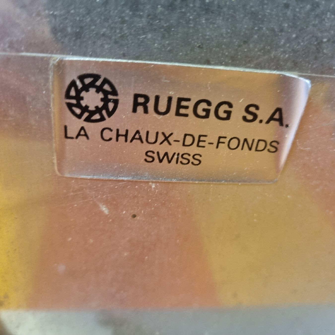 Swiss Uhren: Uhrenatrappe, Muster, Rüegg SA – Defekt aus Niederbipp von Hst3 1