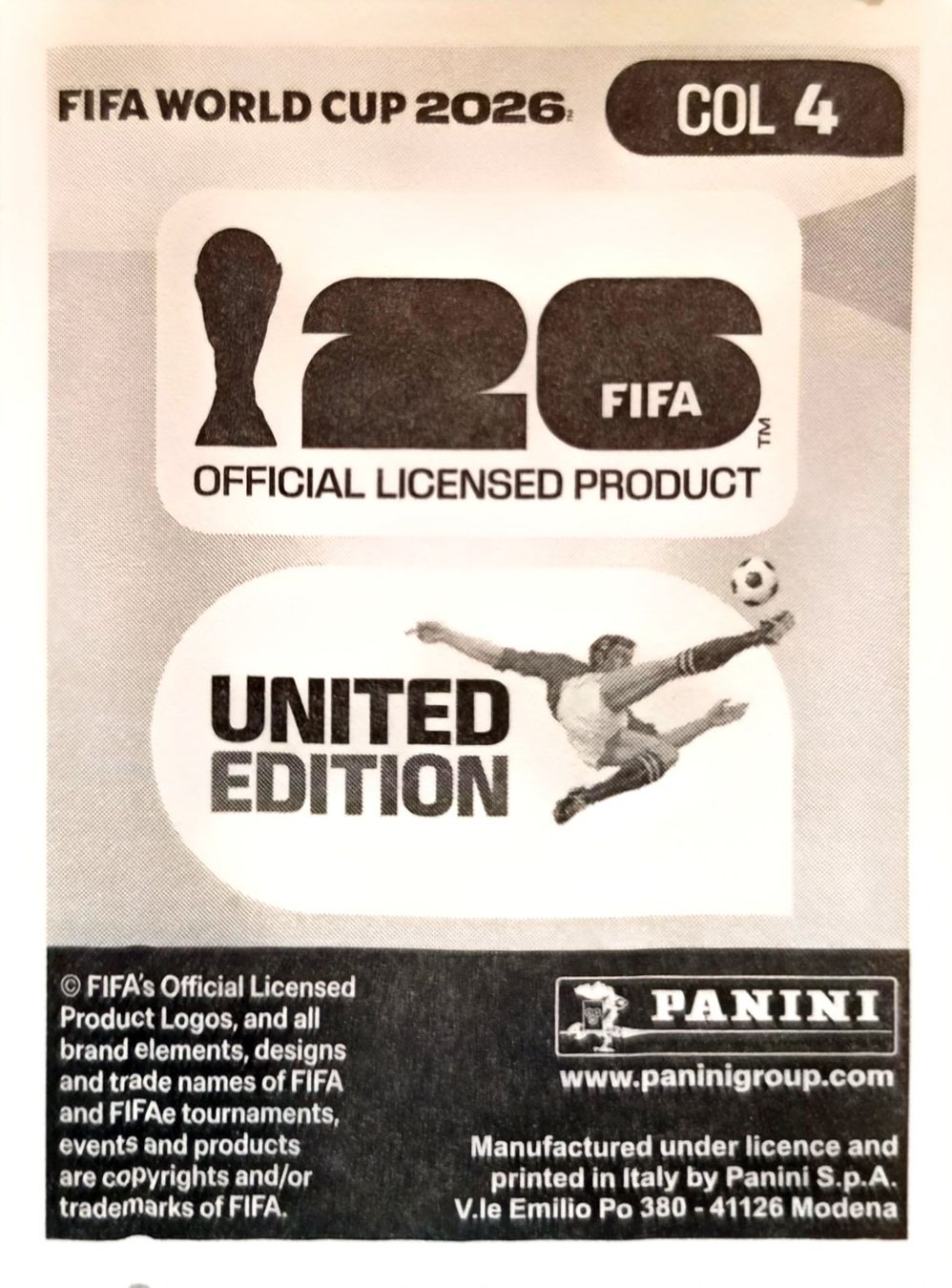 Panini Carte collezionabili: Carte FIFA World Cup 2026 COL 5 – Usato da Clarens venduto da rim_g98y 1