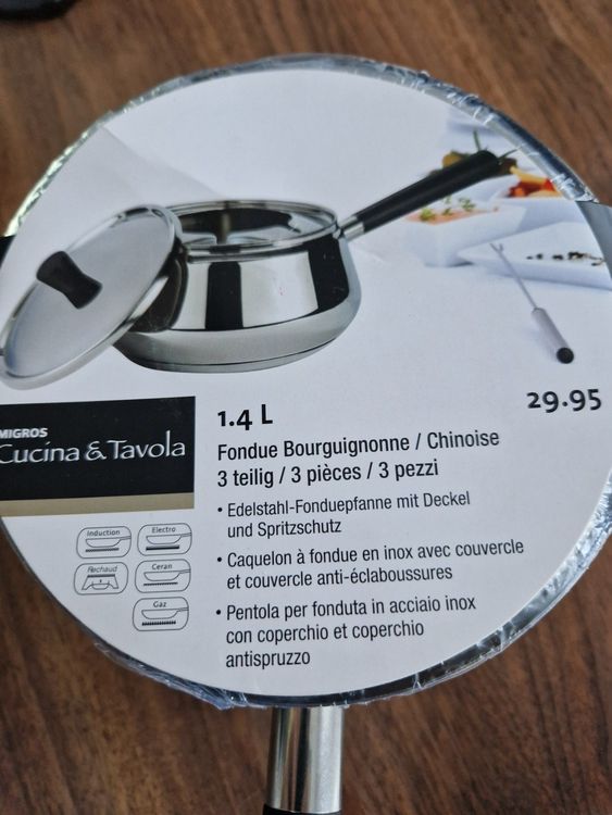 Fondue Bourguignonne Pfanne neu Kaufen auf Ricardo