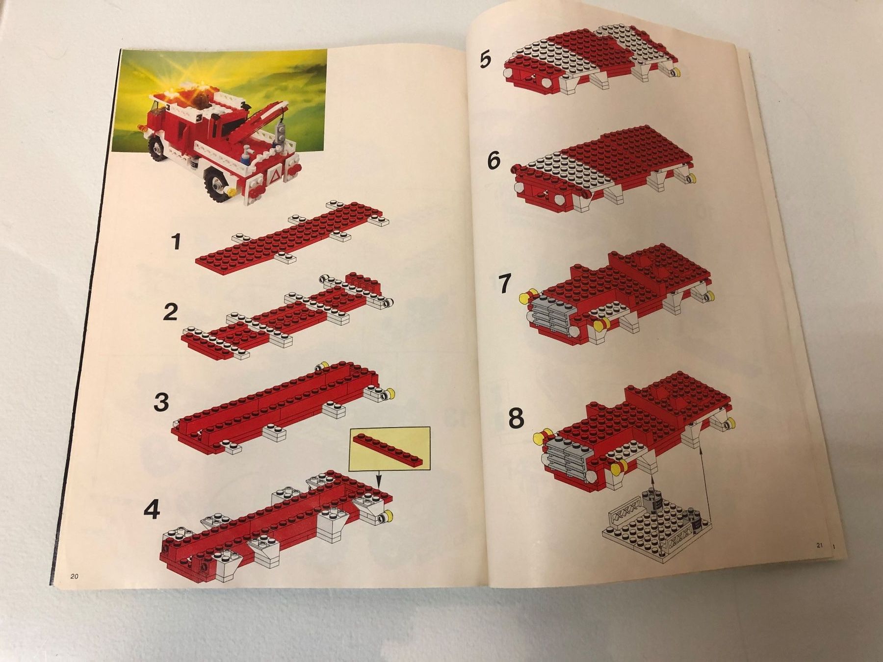 Lego Dokumente: LEGO Basic 545 / 735 Anleitungen 1990 – Gebraucht aus Brunnen von Allerwaren 2