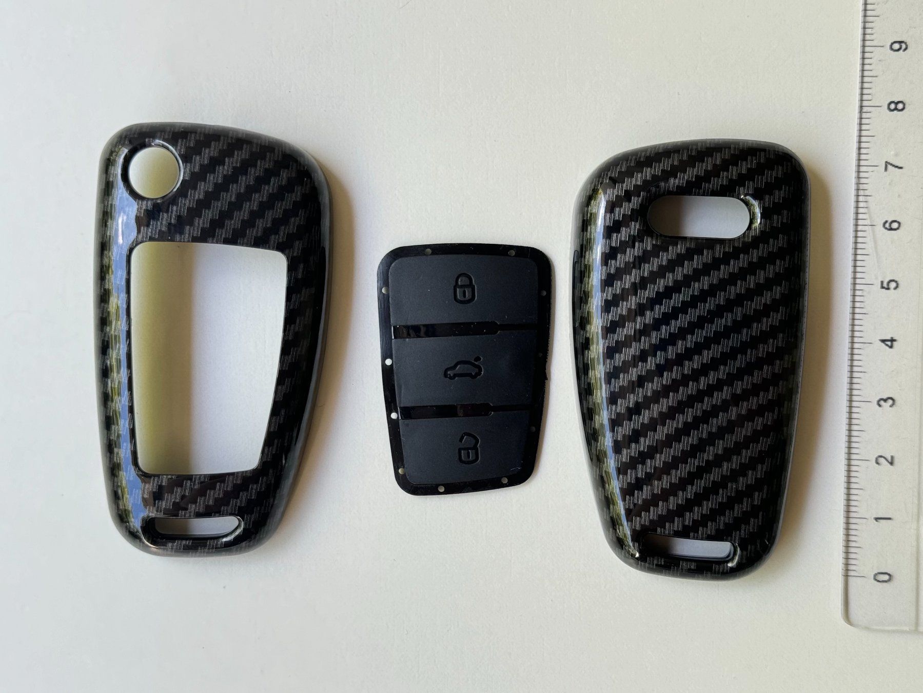Audi Alle Ersatzteile: Coque pour clé de Audi – Carbon fiber #2 – Gebraucht aus Genève von Reveur