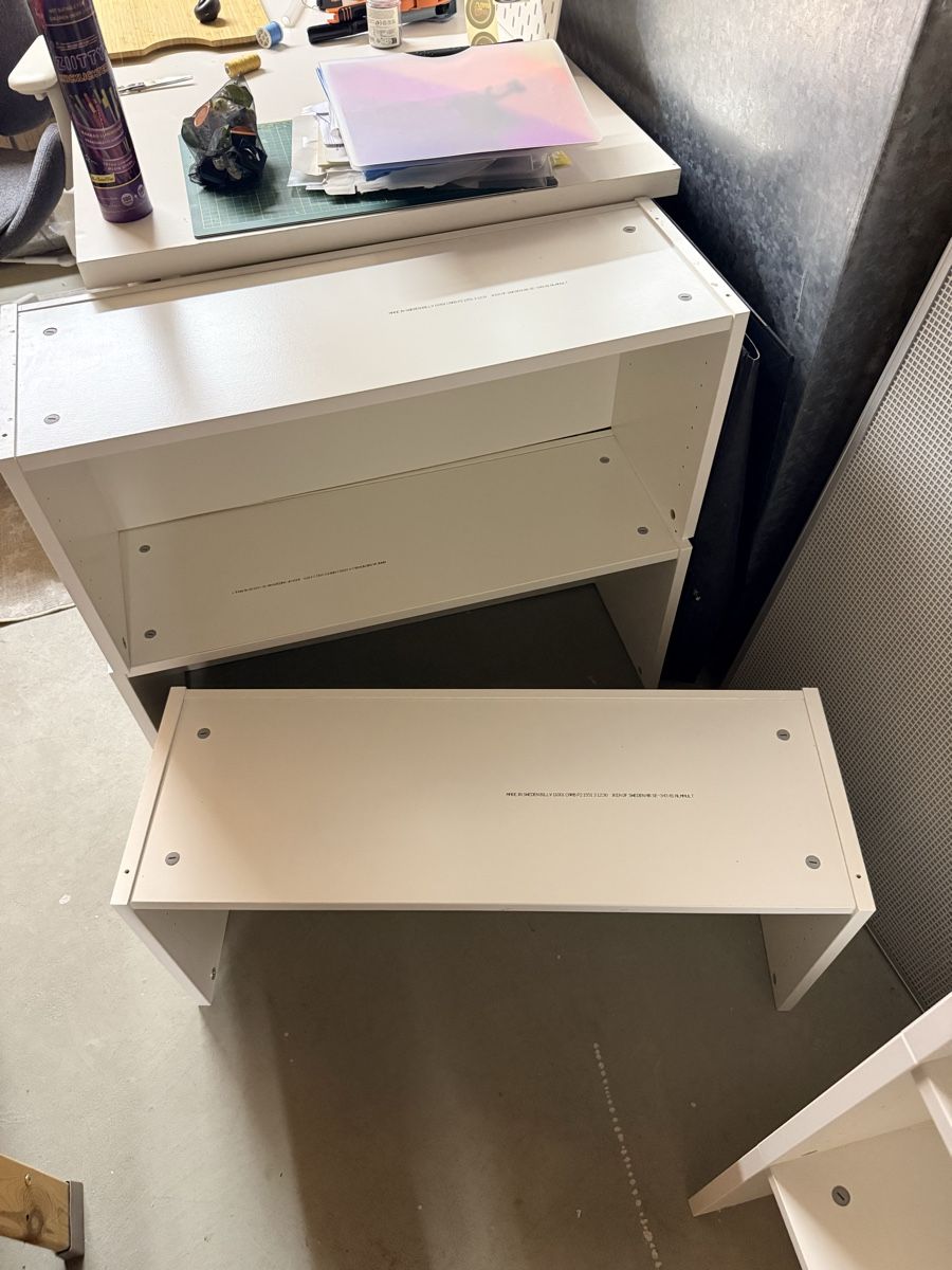Ikea Scaffali: Billy Regal weiss 3 Aufsätze  – Usato da Bassersdorf venduto da DeBabsnhage 2